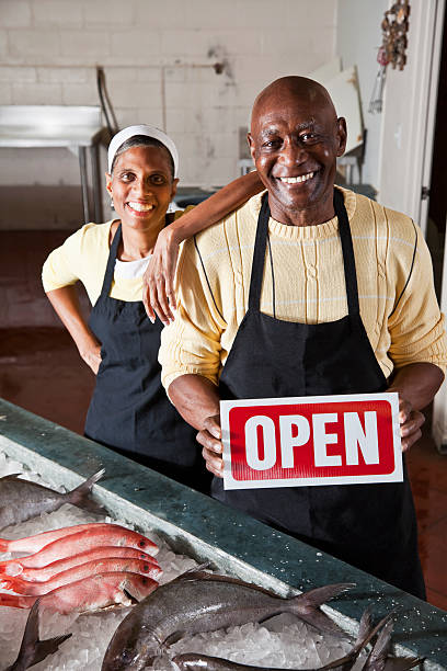 istock Fish market open for business 183814237