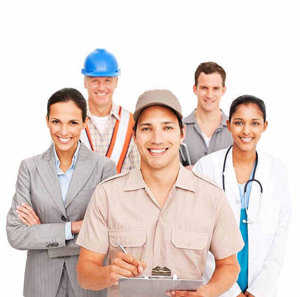 istock Smiling People Of Various Occupations 183814835