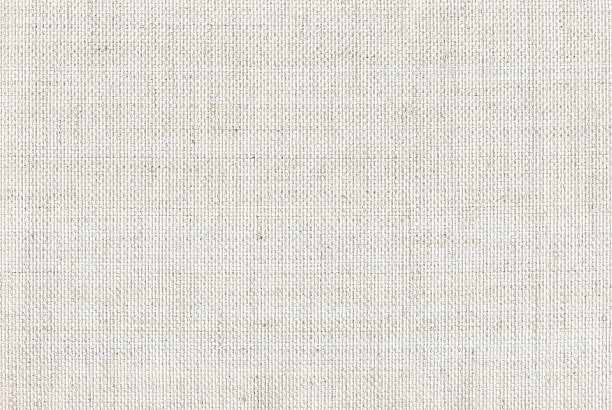 alta risoluzione in tessuto bianco - canvas cotton textured textile foto e immagini stock