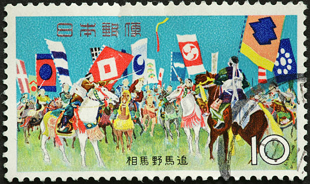 istock several mounted Chinese horsemen with banners 183815062