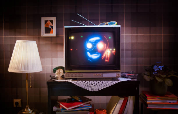 istock TV with SF movie 1838154419