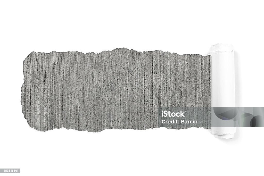Weiße zerrissenes Papier - Lizenzfrei Architektur Stock-Foto