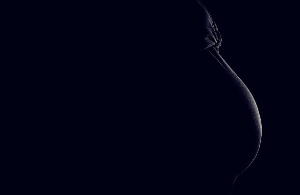 istock Pregnant Woman-Low Key 183815898