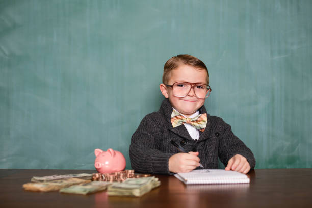 istock Young Business Boy with Money Savings 1838162759