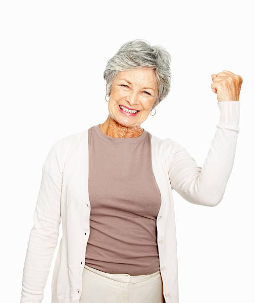 istock Woman enjoying her success 183818038