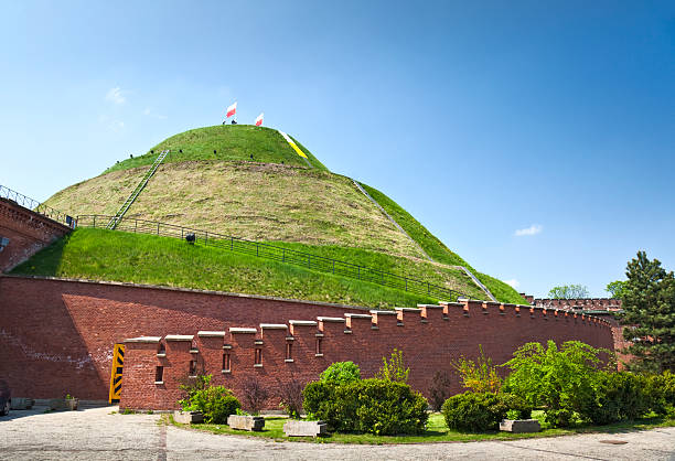 Kosciuszko Mound (polish: Kopiec Kosciuszki) - memorial to historic national leader - Tadeusz Kosciuszko. Mound is situated on a natural hill and gives excellent view on entire city.