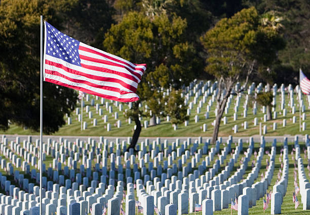 istock Memorial Day at the National Cemetery 183818855
