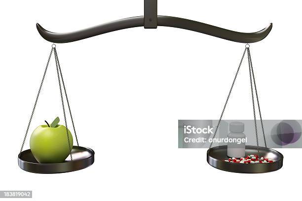 Foto de Conceitos De Saúde e mais fotos de stock de Equilíbrio - Equilíbrio, Balança, Comida