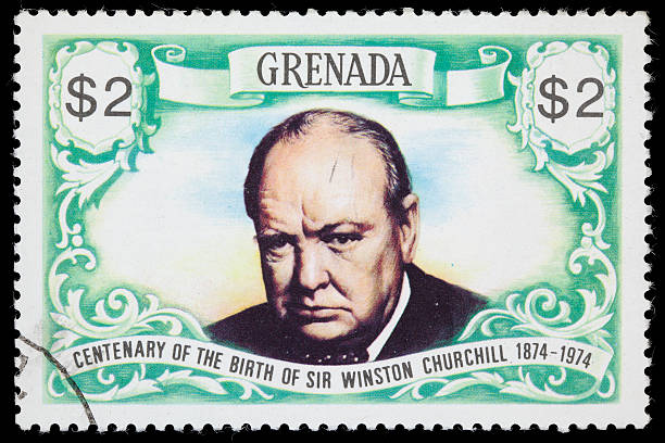 istock Grenada Winston Churchill postage stamp 183819099