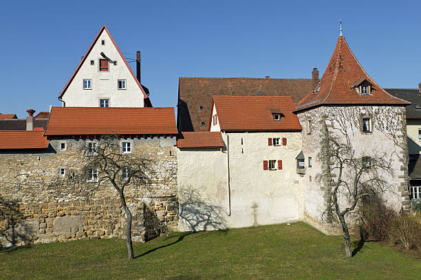 istock Medieval City Wall in Bavaria 183819347