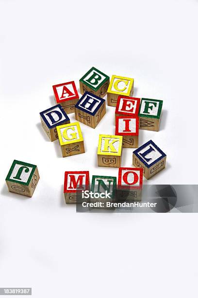 Sparsi Blocchi - Fotografie stock e altre immagini di Blocco da assemblare - Blocco da assemblare, Lettera D, A forma di blocco