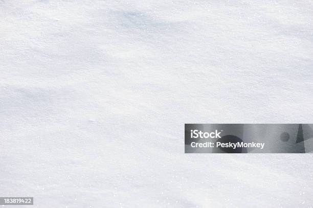 Fresh White Powder Snow Full Frame Background Stock Photo - Download Image Now - Snow, Textured, Backgrounds