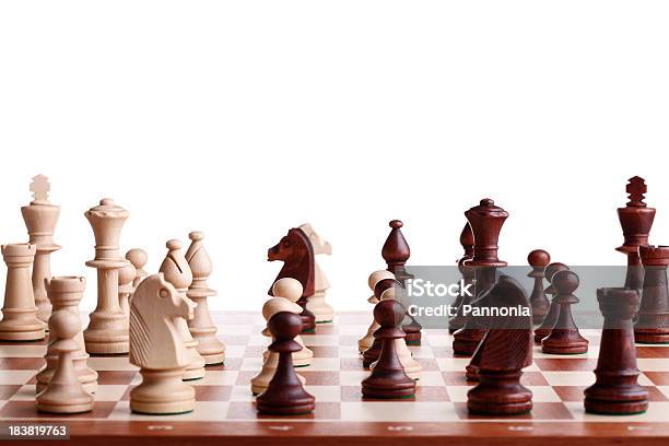 Complejo Juego De Ajedrez Foto de stock y más banco de imágenes de Tablero de ajedrez - Tablero de ajedrez, Ajedrez, Ilustración