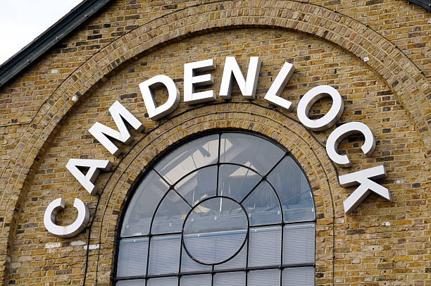 Camden Lock "A sign showing Camden Lock in london, England.More Camden images:" camden lock stock pictures, royalty-free photos & images