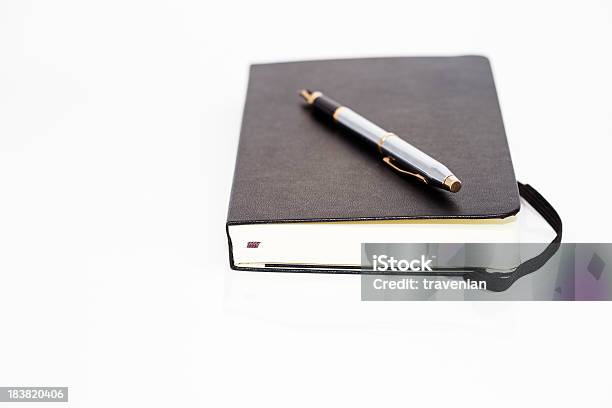 Notebook And A Pen Stock Photo - Download Image Now - Black Color, Business, Closed