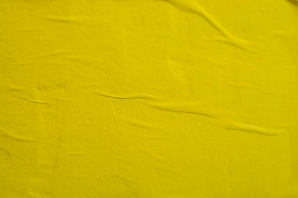 istock Yellow paper with folds as a background. 1838209376