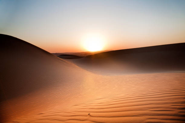 istock Desert Sunset Rub' al Khali of Abu Dhabi, UAE 183820955