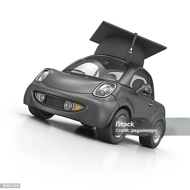 Foto de Cidade De Carro E Almofariz e mais fotos de stock de Carro - Carro, Formatura, Chapéu de Formatura