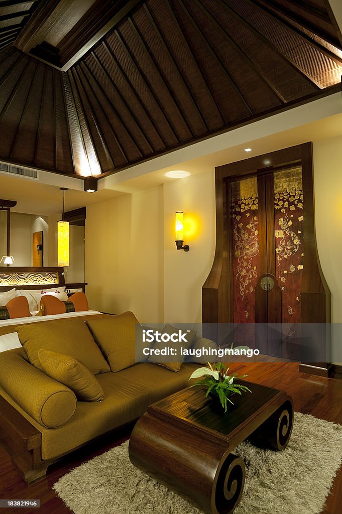 Quarto de hotel phuket, Tailândia - Foto de stock de Aconchegante royalty-free