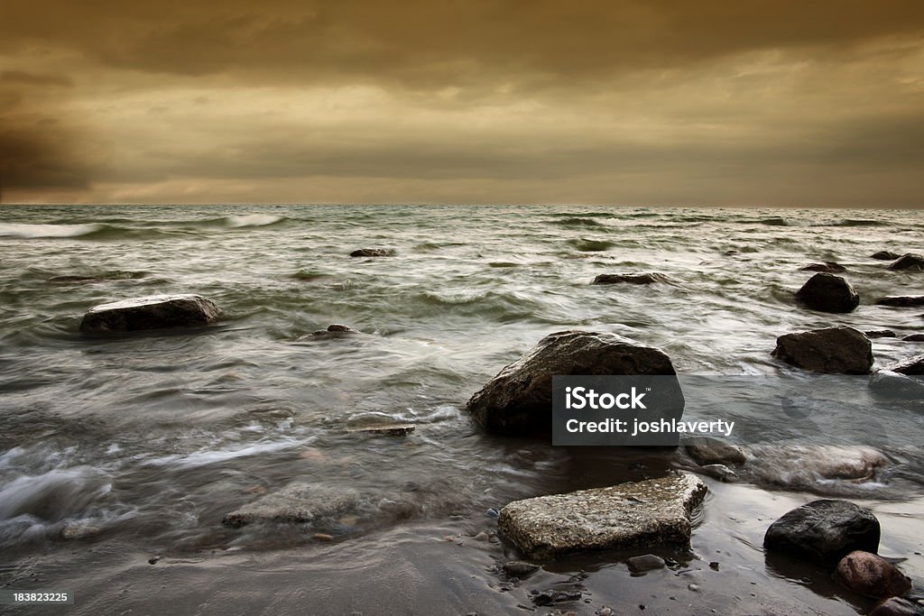 Lago Ontário Seascape - Foto de stock de América do Norte royalty-free