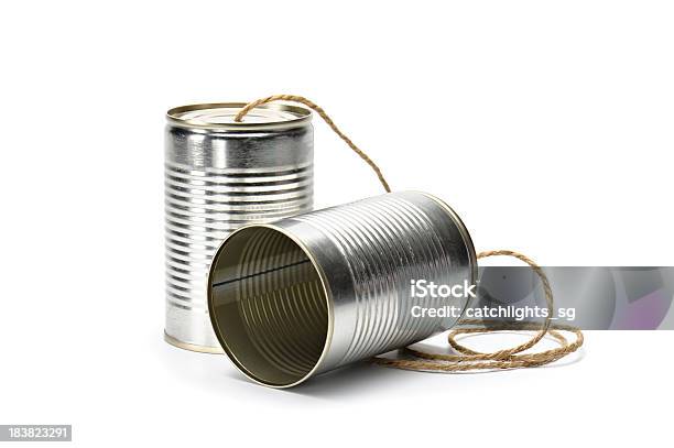 電話は - 缶のストックフォトや画像を多数ご用意 - 缶, コミュニケーション, 糸電話