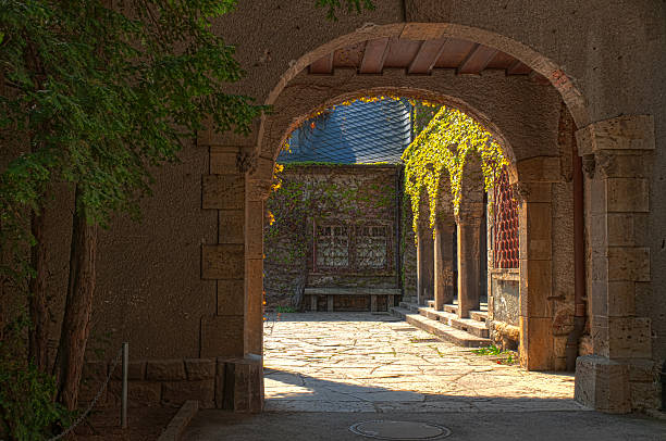 istock Archway of an old park 183824142