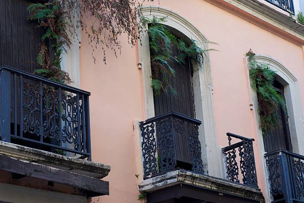 Colorés dans la vieille ville de San Juan, à Porto Rico - Photo