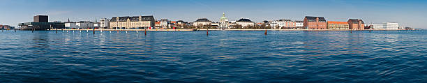 istock Copenhagen harbour waterfront panorama Denmark 183825977
