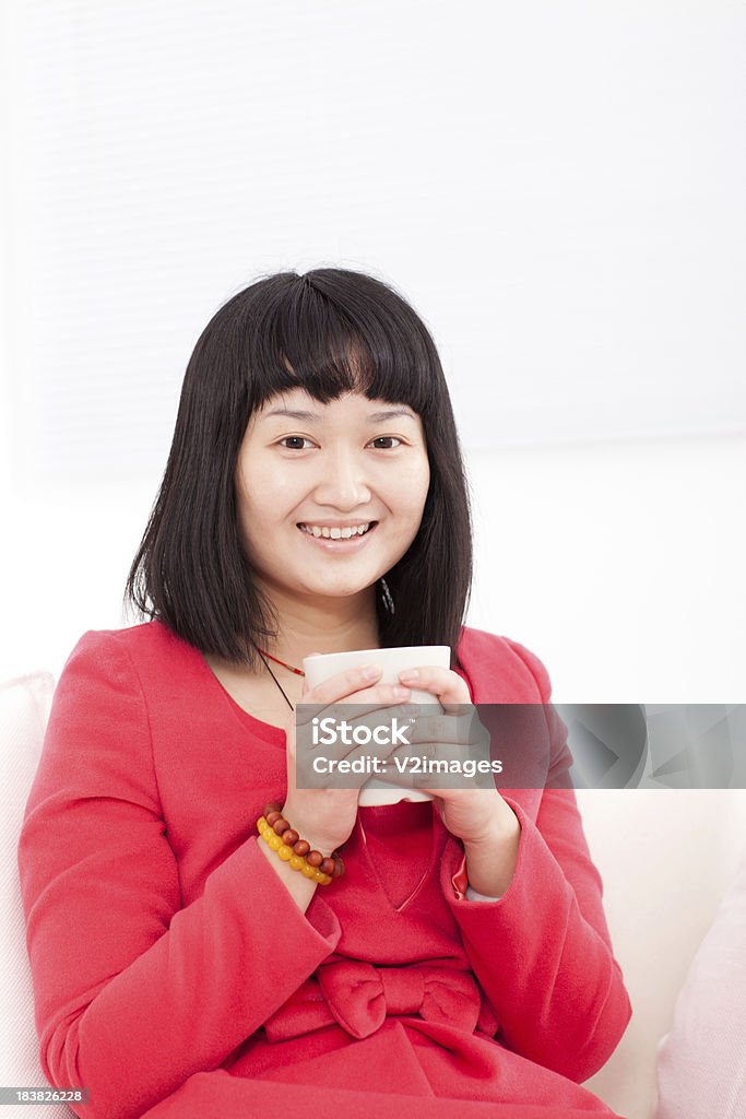 Sorridente Mulher asiática - Royalty-free Adulto Foto de stock