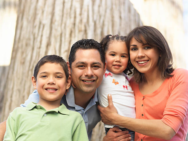 istock Close up of young family 183826332