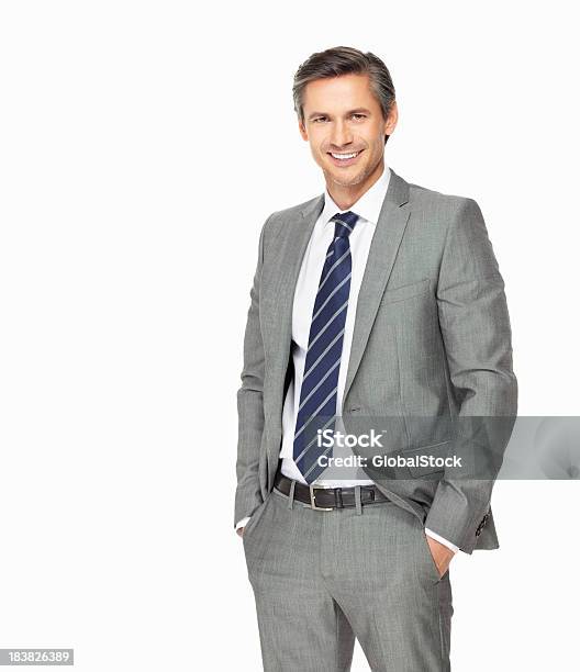 Zuversichtlich Business Mann Mit Händen In Den Taschen Stockfoto und mehr Bilder von Geschäftsmann