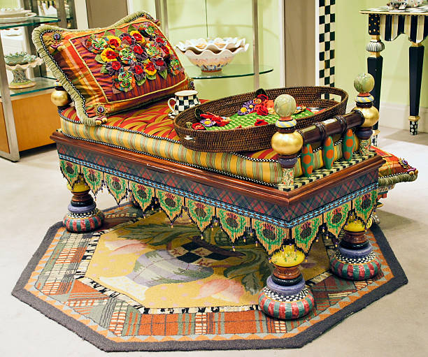 Beautifully restored and reupholstered antique settee.