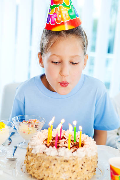 istock Girl celebrating her birthday. 183826807