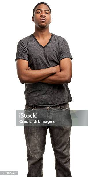 Young Male Portrait Stock Photo - Download Image Now - Pride, Serious, Front View