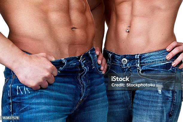 Perfect Male And Female Waist Stock Photo - Download Image Now - Men, The Human Body, Women