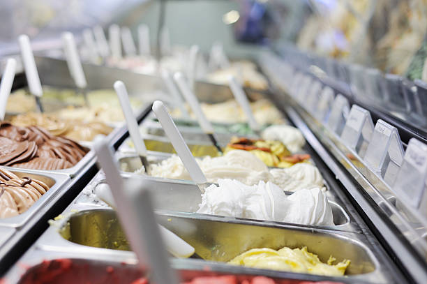 istock A restaurant refrigerator full of Italian ice creams 183828259