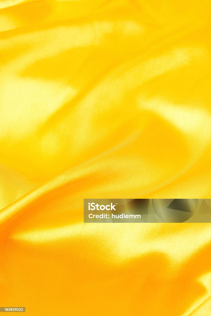 Sfondo di seta oro - Foto stock royalty-free di Giallo