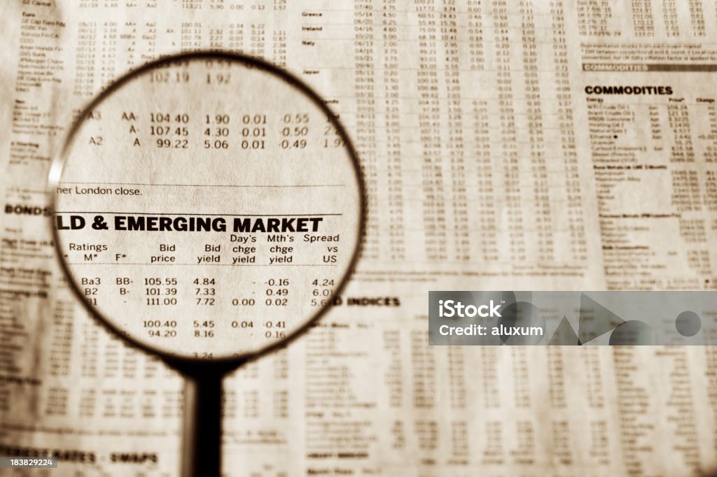 Emerging market - Lizenzfrei Schwellenland Stock-Foto