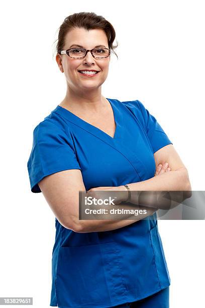 Kobieta Portret - zdjęcia stockowe i więcej obrazów Zawód pielęgniarski - Zawód pielęgniarski, 45-50 lat, Dojrzałe kobiety