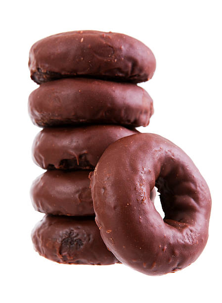 Chocolate Doughnuts stock photo