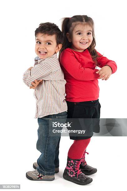 Irmão E Irmã - Fotografias de stock e mais imagens de 2-3 Anos - 2-3 Anos, Alegria, Amizade