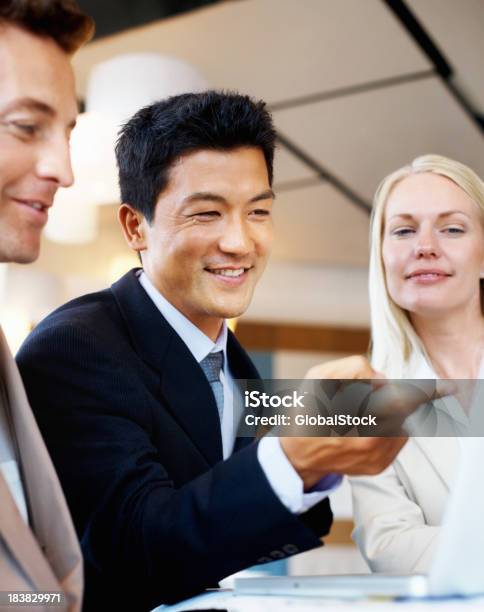 Executives In A Business Meeting Stock Photo - Download Image Now - Business, Men, Office