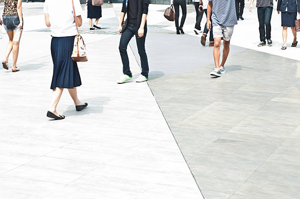 istock Unrecognisable Pedestrians In The City 183830117