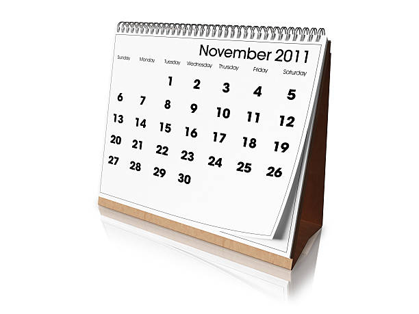 istock Desk Calendar November 2011 183830594