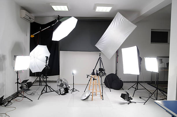 Photo studio stock photo