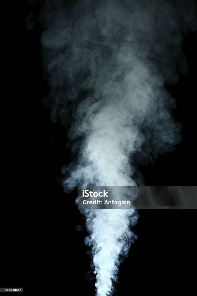 smoke smoke: Black Background Stock Photo