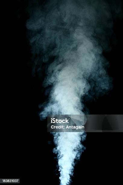 Smoke Stock Photo - Download Image Now - Black Background, Fumes, Poisonous