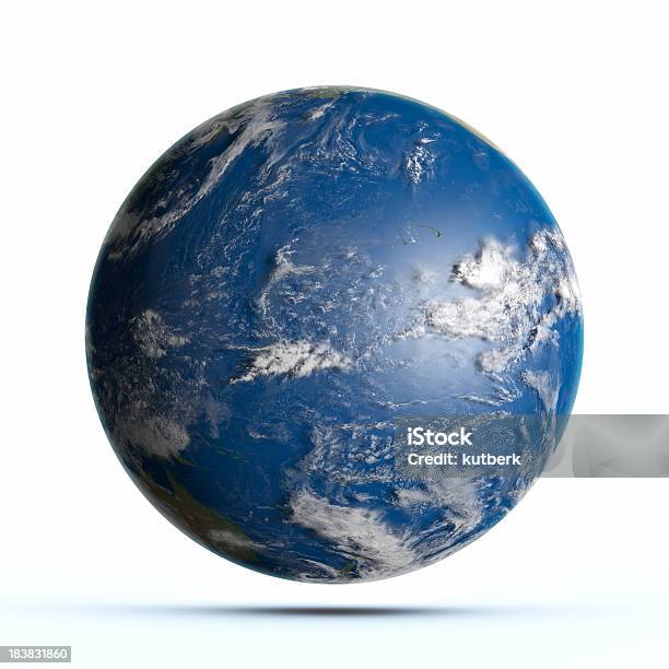 Planet Earth Ocean Spokojny Water World - zdjęcia stockowe i więcej obrazów Globus - Wyposażenie do nawigacji - Globus - Wyposażenie do nawigacji, Kula - Figura geometryczna, Morze