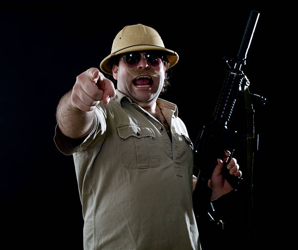 istock Tough Safari Guy Points at You 183831985