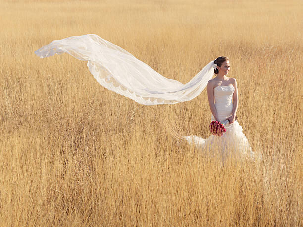 Beautiful bride in nature